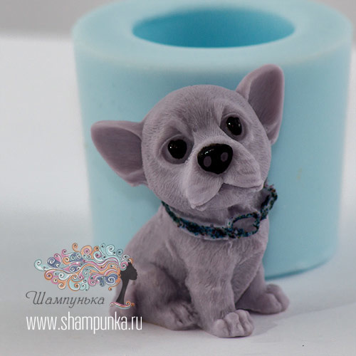 Собака-забывака 3D — форма силиконовая для мыла объемная