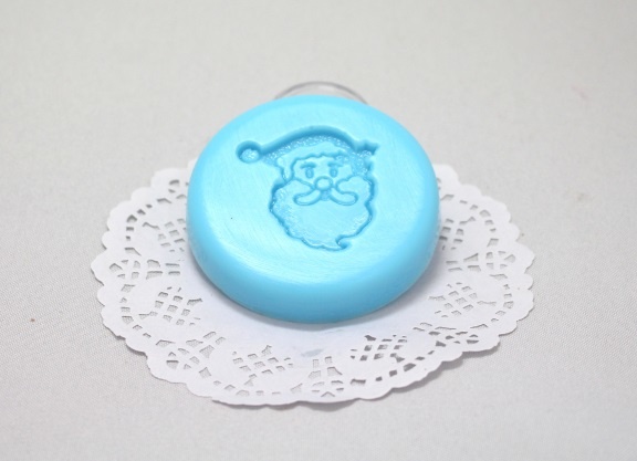 Дед Мороз — штамп силиконовый для мыла