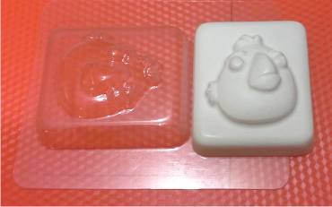 Angry Birds 1 — форма пластиковая для мыла