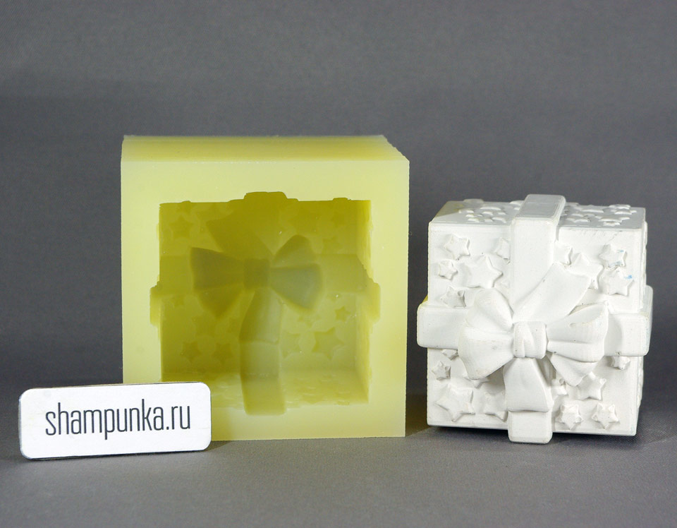 Подарок 3D — форма силиконовая объемная