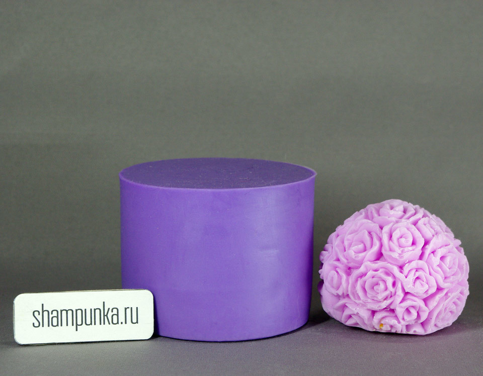 Шар из роз  — силиконовая форма для мыла