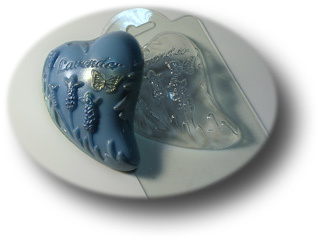 Лаванда (сердечко) — форма пластиковая для мыла