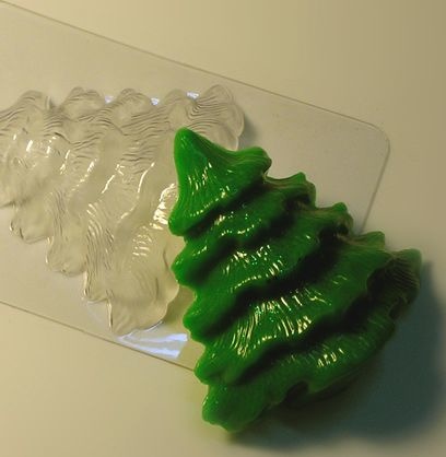 Маленькая елочка — форма пластиковая для мыла
