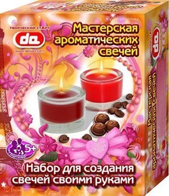 Кофе-Богатый шоколад — набор для создания ароматических свечей своими руками
