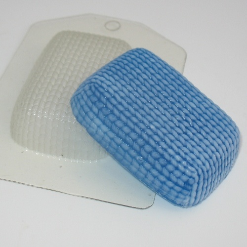 Вязаное — форма пластиковая для мыла