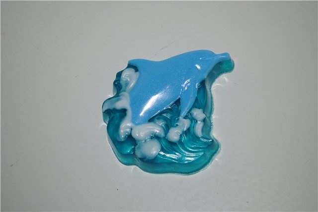 Дельфин — форма пластиковая для мыла