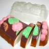 Торт Сказка — форма пластиковая для мыла под нарезку