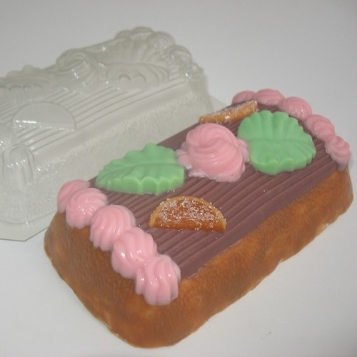 Торт Сказка — форма пластиковая для мыла под нарезку