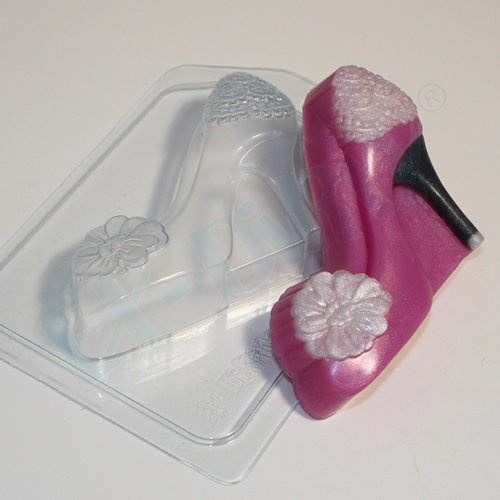 Туфелька женская — форма пластиковая для мыла