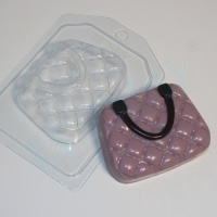 Сумочка в пухлый ромбик — форма пластиковая для мыла