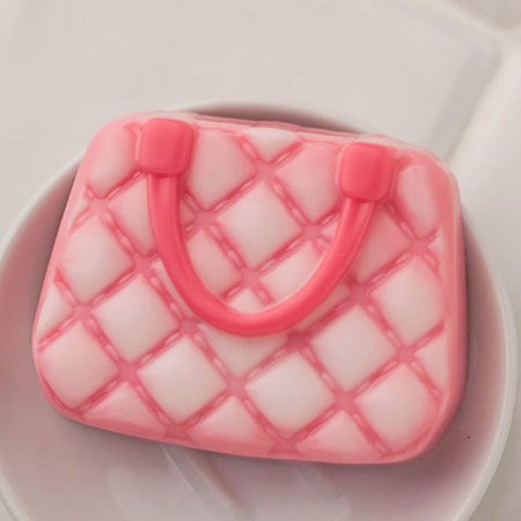 Сумочка в пухлый ромбик — форма пластиковая для мыла