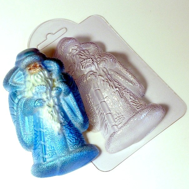 Дедушка Мороз  — форма пластиковая для мыла
