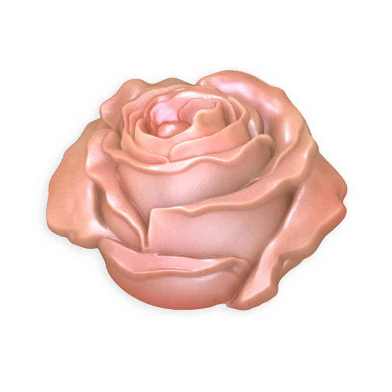 Бутон розы — форма пластиковая для мыла