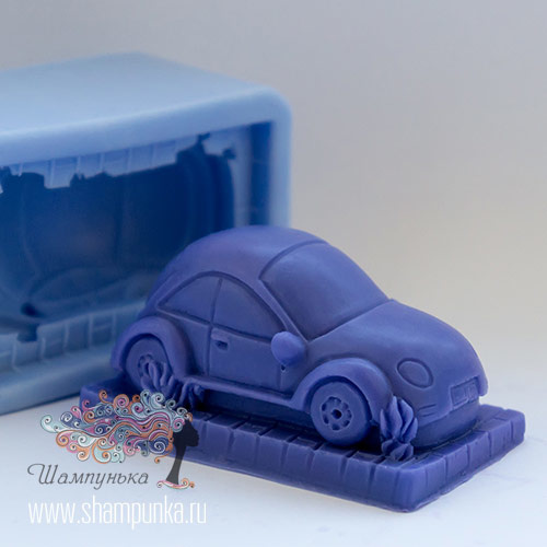 Машина 3D — 3D форма силиконовая для мыла