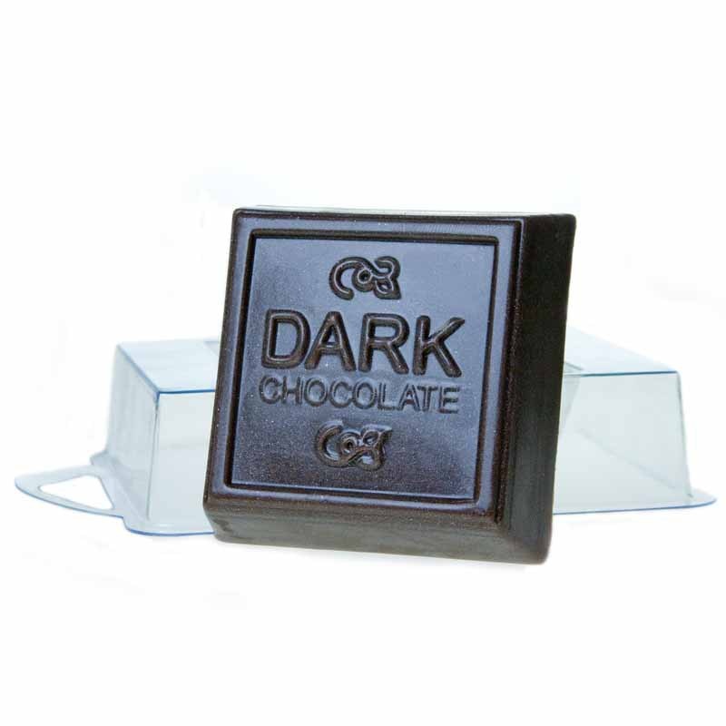 Темный шоколад — форма пластиковая для мыла