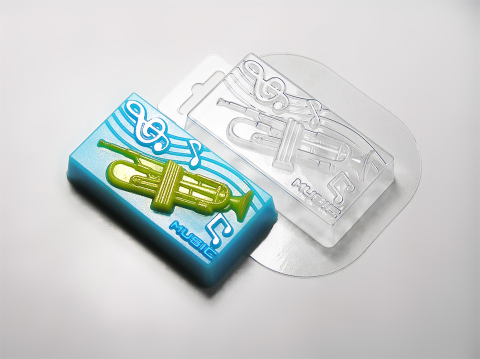 Труба — форма пластиковая для мыла