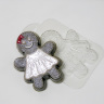 Пряничная девочка — форма пластиковая для мыла