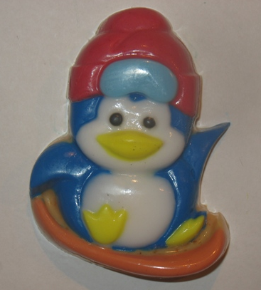 Пингвин — форма пластиковая для мыла
