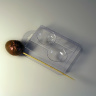 Яйцо с бантиком на палочке — форма пластиковая для шоколада