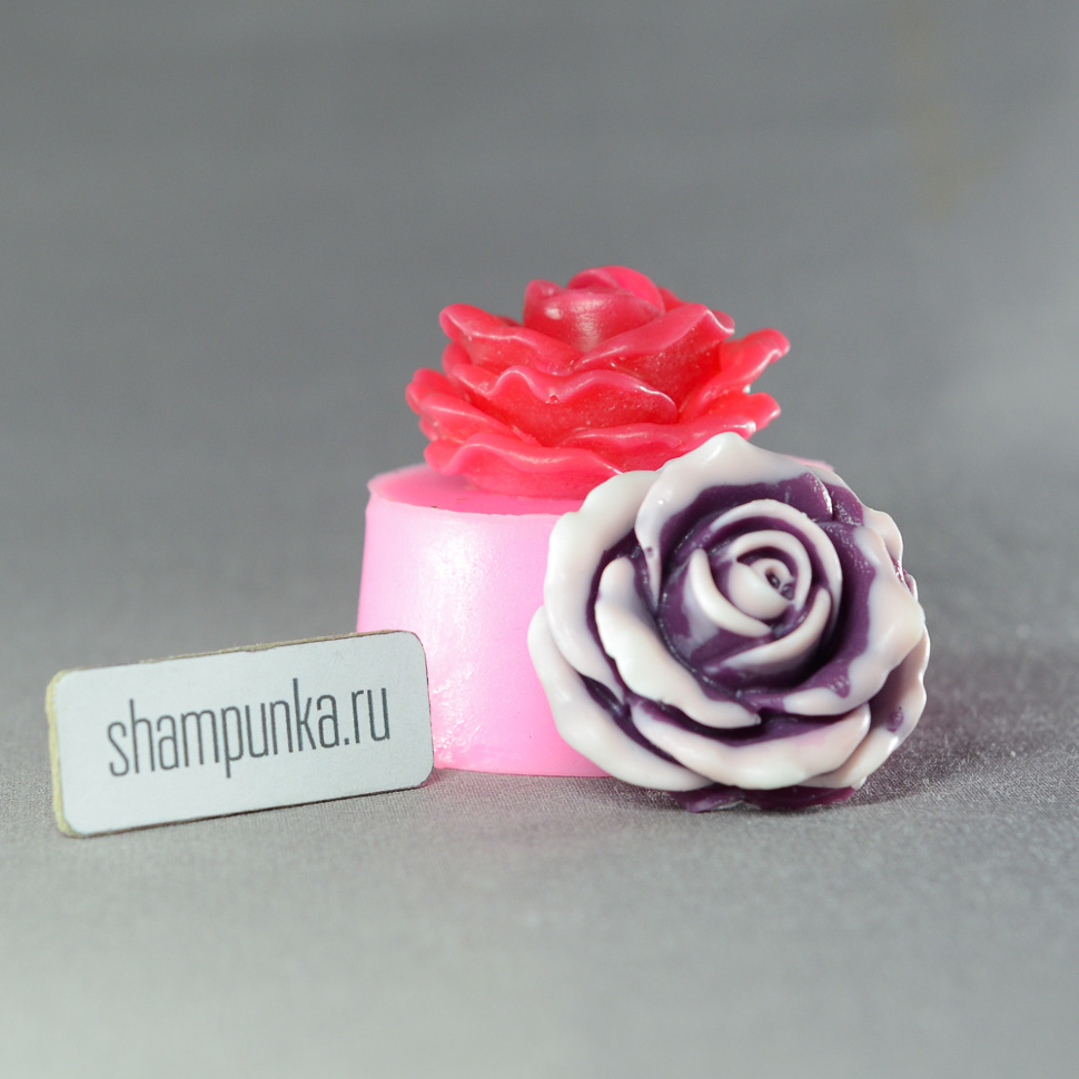 Роза Августина 3D — форма силиконовая для мыла