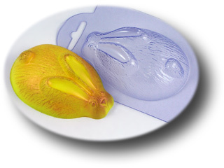 Пасхальный кролик — форма пластиковая для мыла