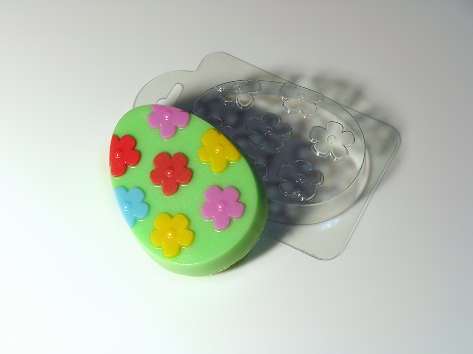 Яйцо с узором №4 — форма пластиковая для мыла