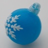 Шар/Снежинка 2 — форма пластиковая для мыла