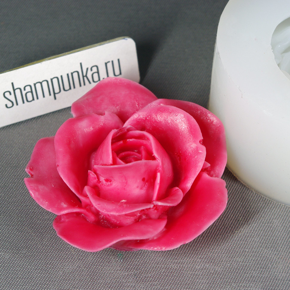 Роза Ядвига 3D — форма силиконовая для мыла