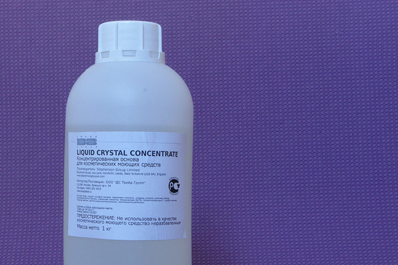 Liquid Crystal Concentrate — концентрированная основа для косметических моющих средств