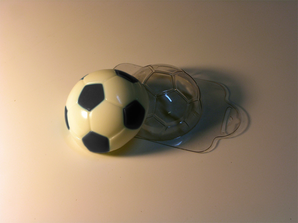 Футбольный мяч 2 — Форма пластиковая для мыла