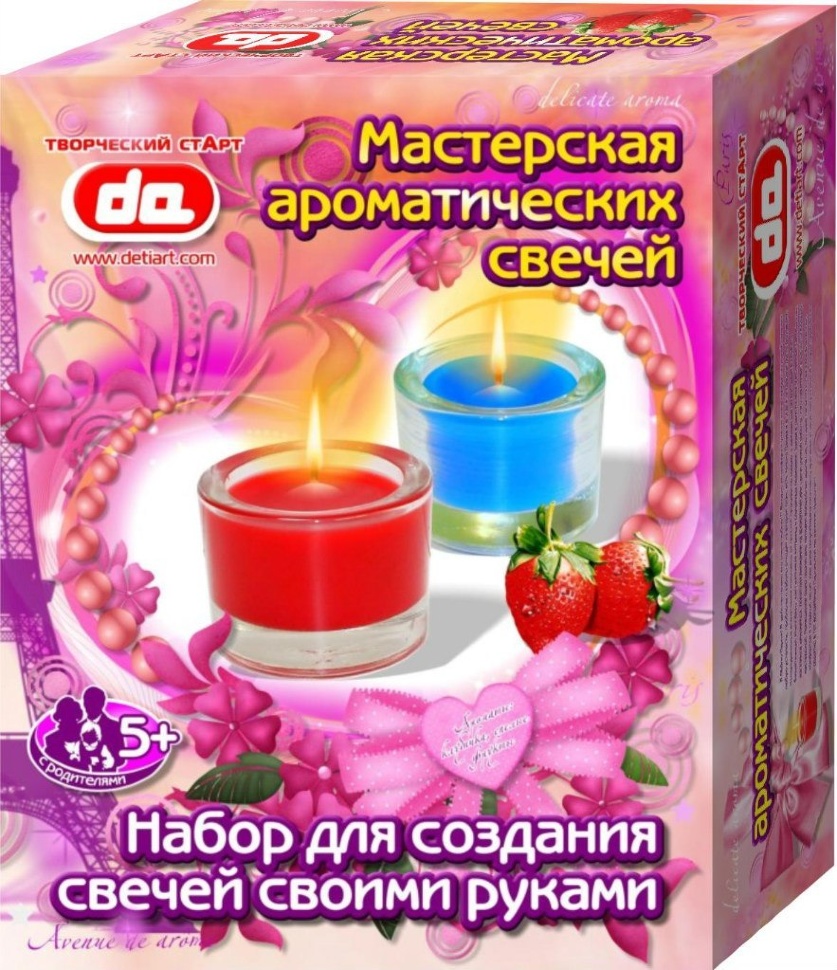 Клубника-Спелые фрукты — набор для создания ароматических свечей своими руками