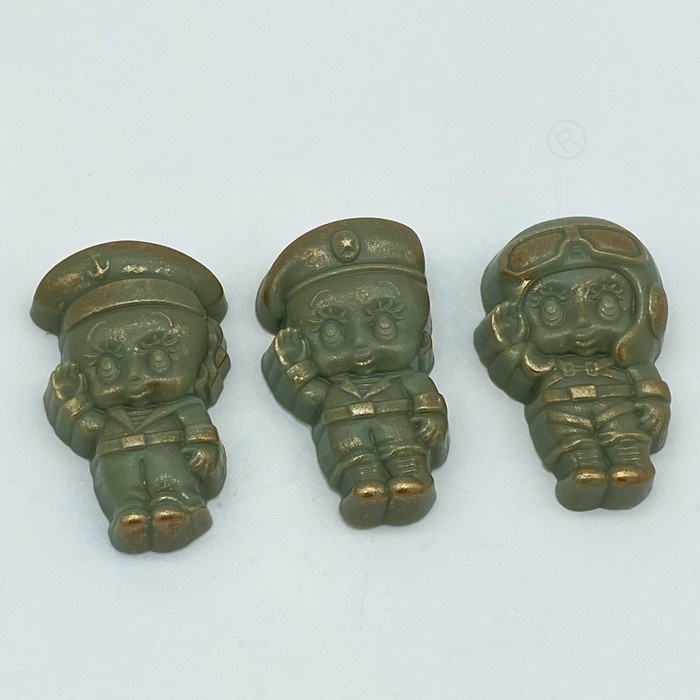 Малыши МИНИ #1 / десантник, летчик, моряк — форма пластиковая для мыла и шоколада