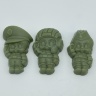 Малыши МИНИ #2 / танкист, солдат, полицейский — форма пластиковая для мыла и шоколада