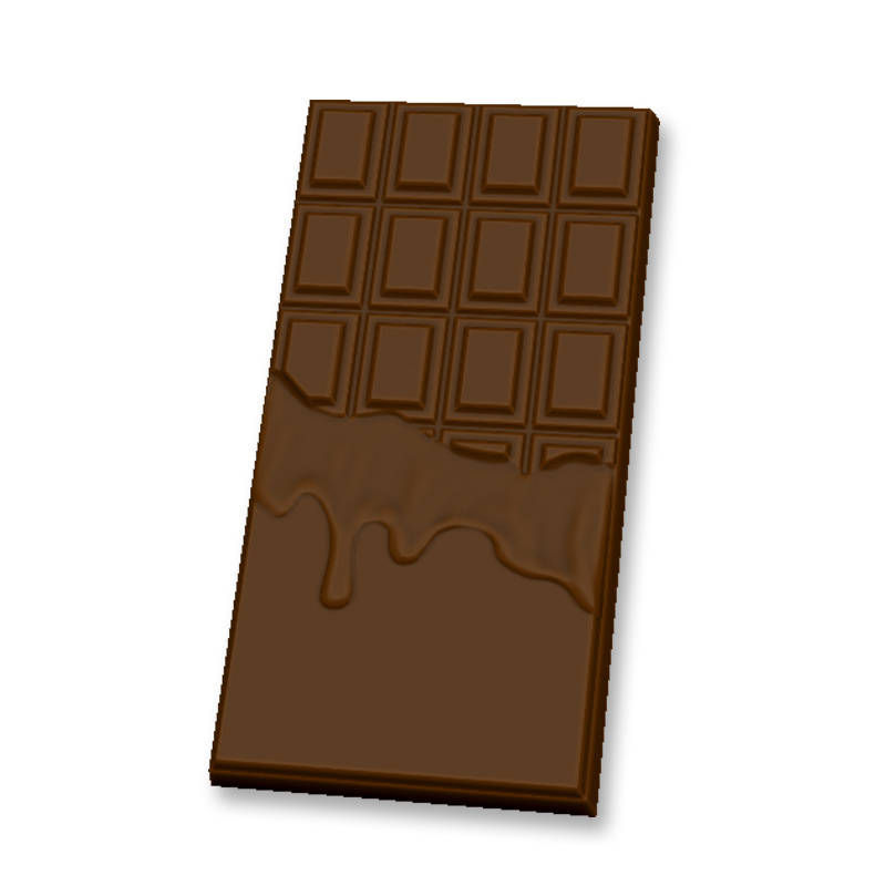 Как сделать узоры на плитке шоколада