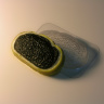 Бутерброд с черной икрой — форма пластиковая для мыла