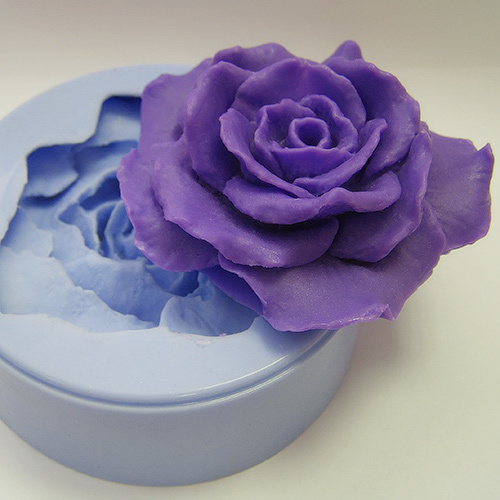 Роза 3D — форма силиконовая для мыла