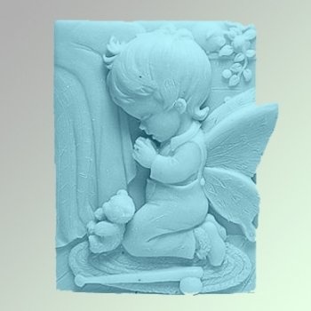 Ангел мальчик — силиконовая форма для мыла