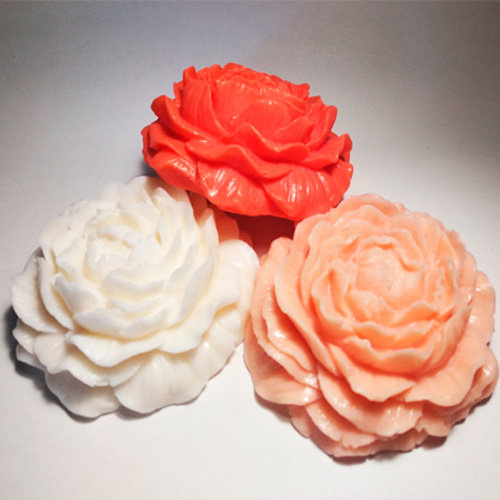 Цветок пиона — силиконовая форма для мыла
