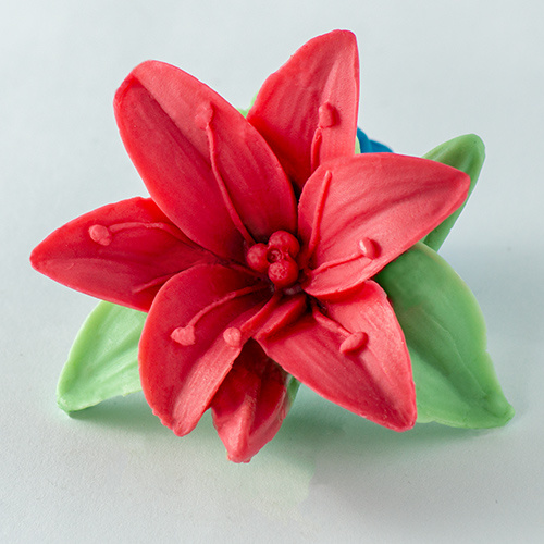 Лилия 3D — форма силиконовая объёмная