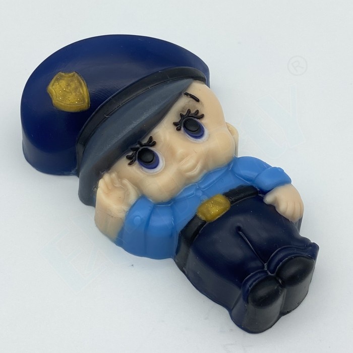 Малыш / Полицейский — форма пластиковая для мыла