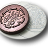 Медаль Новогодняя №3 — форма пластиковая для шоколада