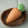 Морковка мультяшная — форма пластиковая для мыла