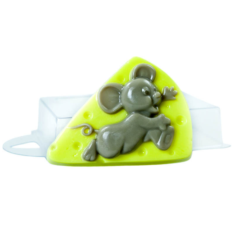 Сырная мышка — форма пластиковая для мыла