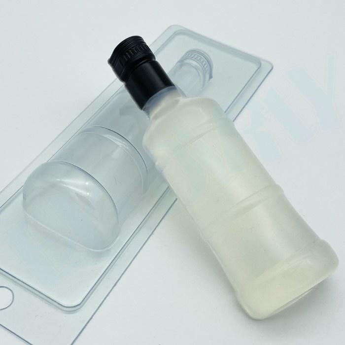 Бутылка водки №5 — форма пластиковая для мыла