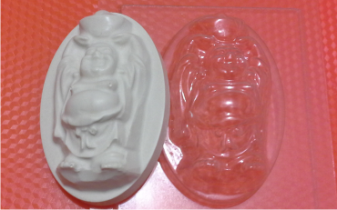 Будда — пластиковая форма для мыла
