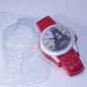 Часы наручные/Кожаный браслет — форма пластиковая для мыла