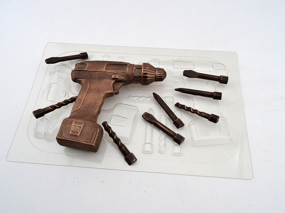 Шуруповерт — форма пластиковая для шоколада