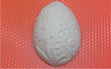 Яйцо с вышивкой — форма пластиковая для мыла