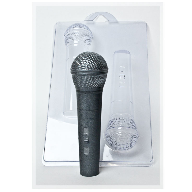 Микрофон — 3D форма пластиковая для мыла