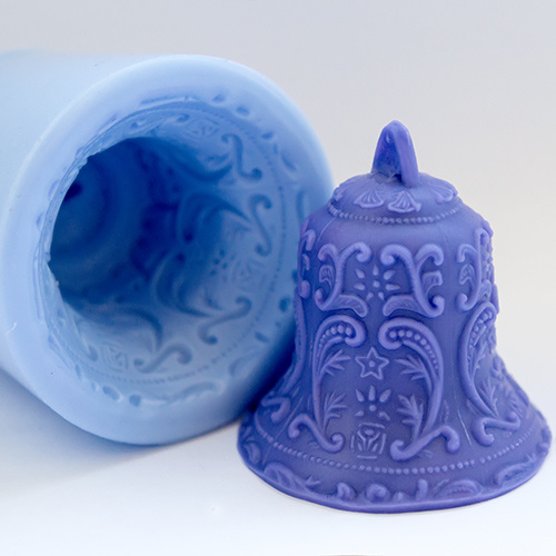 Колокольчик 3D — форма силиконовая для мыла